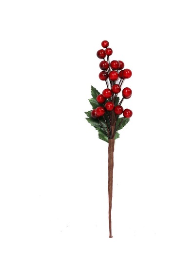 Yılbaşı Ağaç Süsü Yılbaşı Kokina Yapay Çiçek 20 Cm