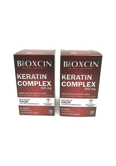 Bioxcin Keratin Komplex 500 Mg 60 Tablet 2 Li Paket
