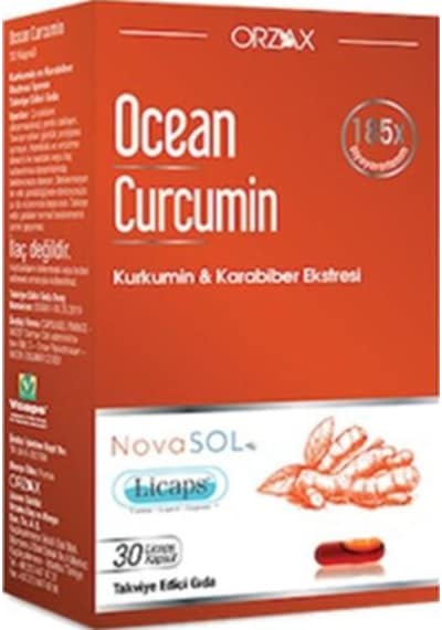 Ocean Curcumin 30 Kapsül - Kurkumin Ve Karabiber Eki