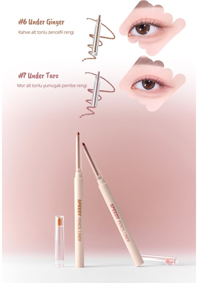 Suya Dayanıklı Kolay Kullanım Sunan Göz Kalemi Peripera Speedy Pencil Liner 4 Soft Ash