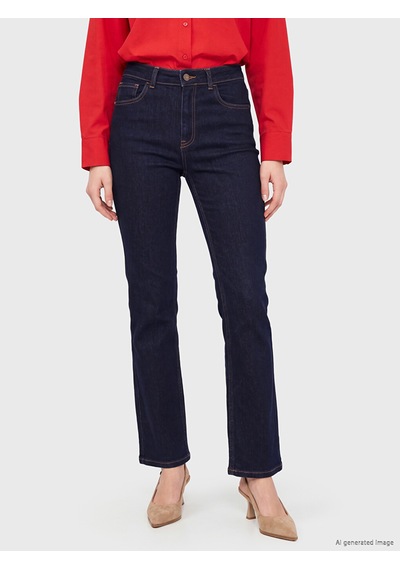 Lcw Jeans İndigo Flare Fit Kadın Jean Pantolon