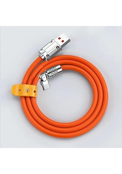 Ally 180 Dönebilen Usb To Type-c 120w Hızlı Şarj Kablosu 1 Metre- 5775