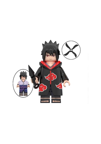 Nrt Anime Mini Figür Sasuke Akatsuki M-040