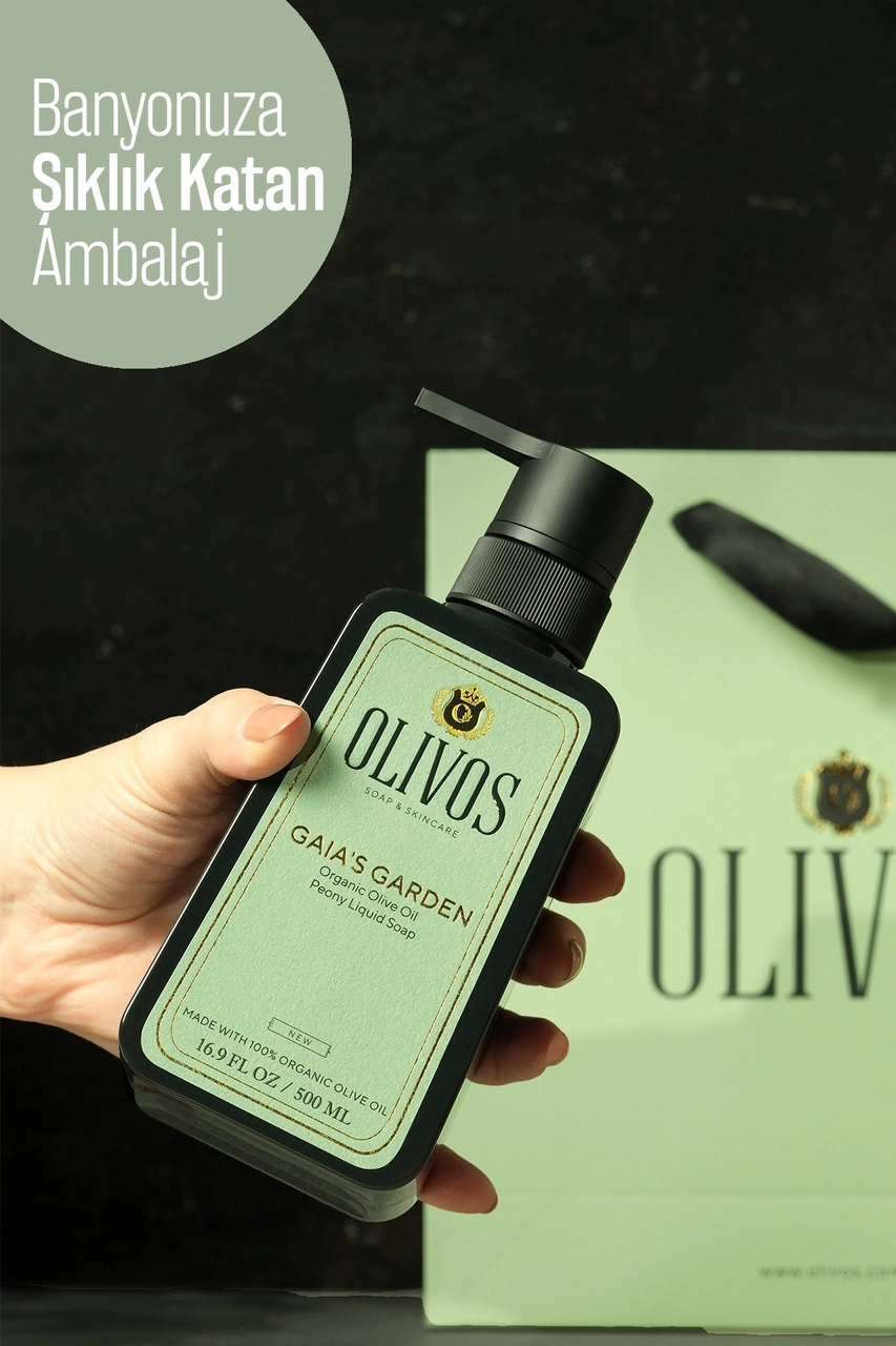 Olivos Doğal Zeytinyağlı Şakayık Kokulu Sıvı El Sabun 500 ML