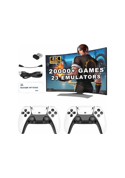 Mey İthalat 3d 4k Hd 2.4g Game Stick 4k Ultra Hd Oyun Konsolu Çift Kollu 42078375