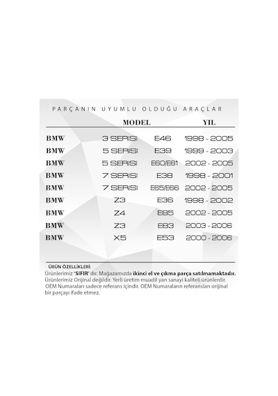 Bmw E46 E39 E36, E53,m52tu, M56,m54 Motorlar İçin Çift Vanos Seti