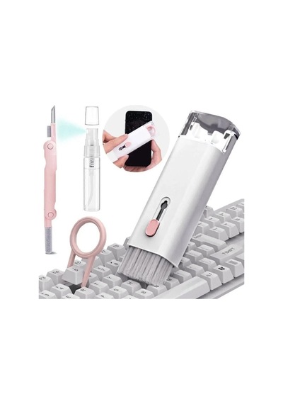 7 In 1 Çok Fonksiyonlu Ekran, Bilgisayar, Laptop, Klavye, Telefon, Airpod Araç İçi Temizleyici Kit