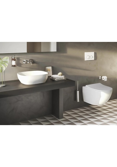 VitrA Outline 5994B403-0016 Kare Tezgah Üstü Çanak Lavabo 45 CM