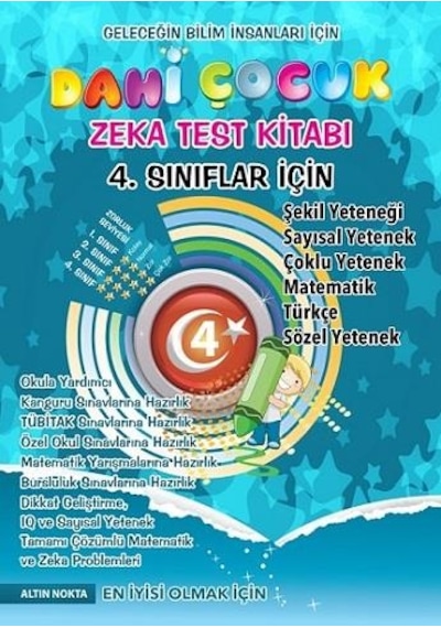 Altın Nokta Yayınları 4.sınıf Bilsem-kanguru-olimpiyat Sınavlarına Hazırlık Seti 6 Kitap