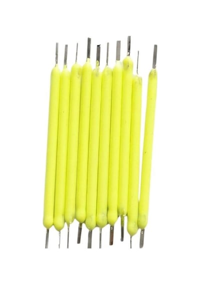 3v 38mm Led Yeşil Filament Retro Tungsten Led 10 Adet