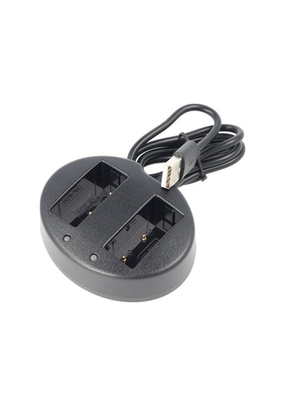 Iki Fuji Np-W126 Pil İçin 2 Yönlü Usb Şarj Cihazı Şarj Adaptörü