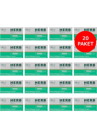 Herb Micro Filter Kullanat Sigara Ağızlığı 10 Lu 20 Paket