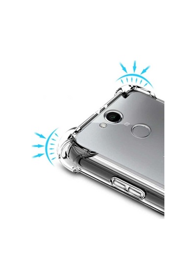 Sony Xperi Xa2 Kılıf Zore Nitro Anti Shock Silikon Renksiz