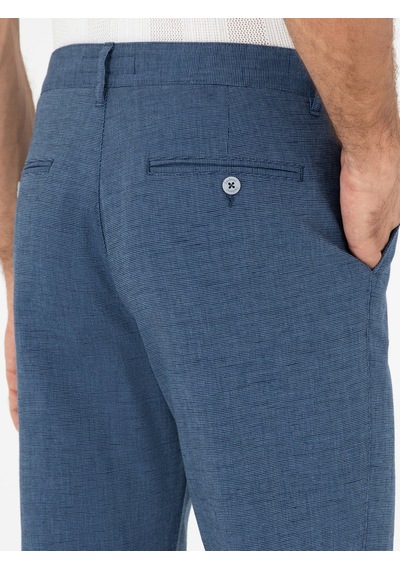 Cacharel İndigo Carrot Fit Kanvas Pantolon Mavi Cacharel İndigo Carrot Fit Kanvas Pantolon Mavi