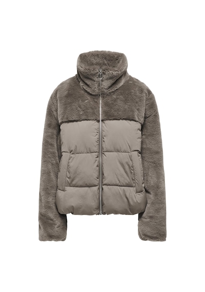 Only Onlwanja Fur Puffer Mıx Jacket Cc Otw A.haki15292945 Cok Renkli Çok Renkli