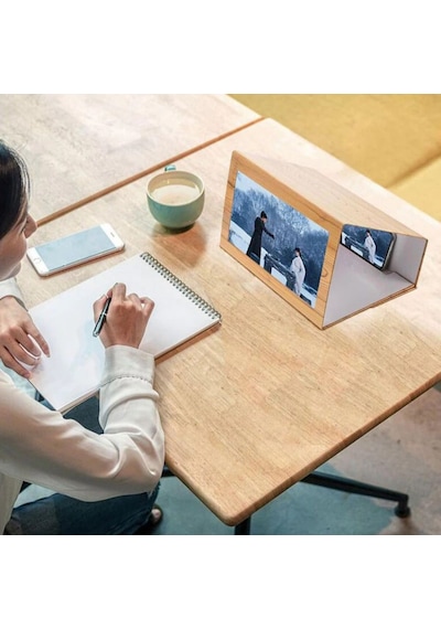 3D Cep Telefonu Ekran Büyüteci Ahşap (530993821)