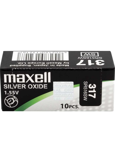 Maxell 317 SR516SW Saat Hafıza Pili 10'lu
