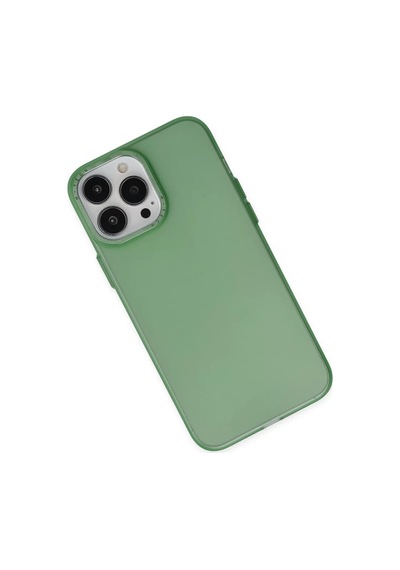 Newface Apple İphone 13 Pro Kılıf Modos Metal Kapak - Koyu Yeşil