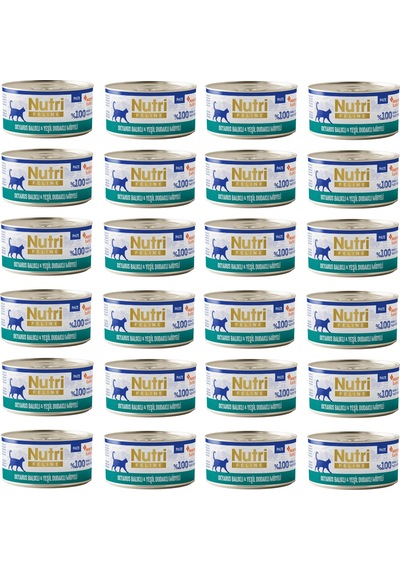 Nutri Feline Okyanus Balıklı Ve Midyeli Pate Tahılsız Yetişkin Kedi Konservesi 70 G X 24 Adet