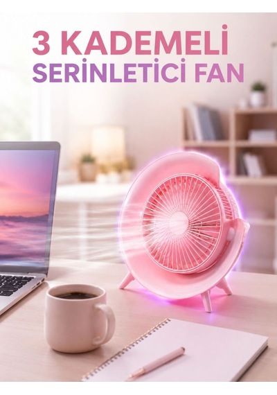 Lm-102 Masa Üstü Fan Çok Renkli