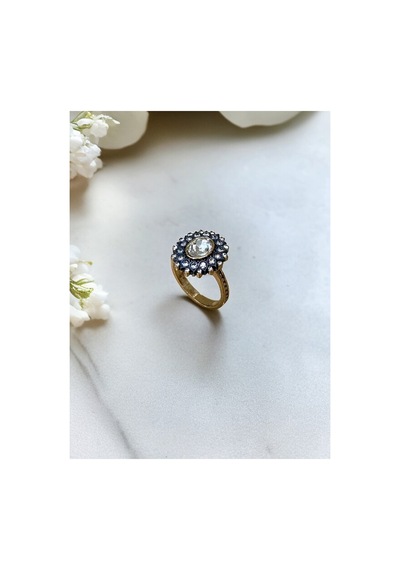 Kristal Oval Taşlı Yüzük 439622