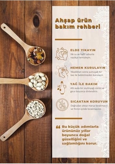 El Yapımı Zeytin Ağacı Tahta Kaşık 22 Cm Doğal Ahşap Mutfak Kaşığı Dayanıklı Servis Ve Yemek Kaşığı