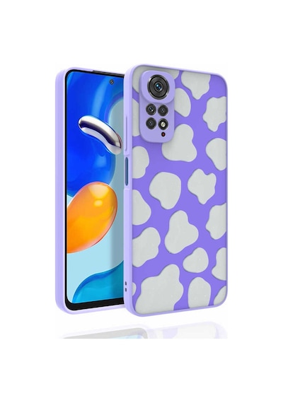 Zore Redmi Note 11 Global Kılıf Desenli Kamera Korumalı Parlak Ogaa Nora Kapak - No6
