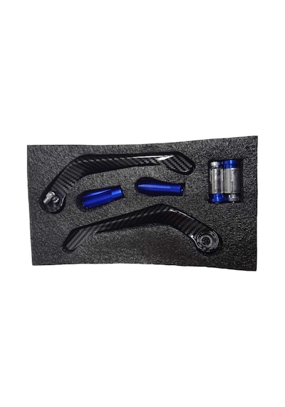 Onvo Rx4 Manet Koruma Karbon Desenli Oem Parça Mavi Renk Universal