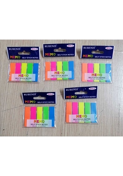 5 Paket Index Işaret Bantı 45x12 Mm Rps-5