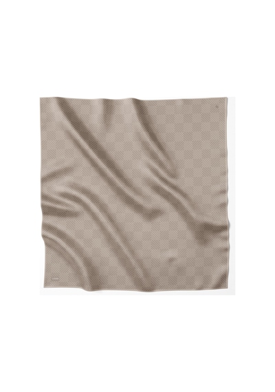 Belli İpek Eşarp - 4104-64 Vizon Twill