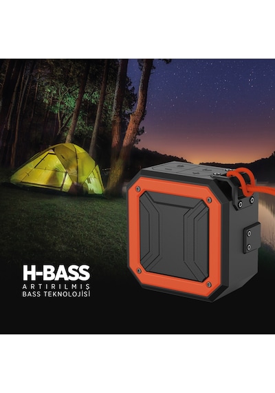 Polosmart FS38 Suya Toza Darbeye Dayanıklı Bluetooth Hoparlör