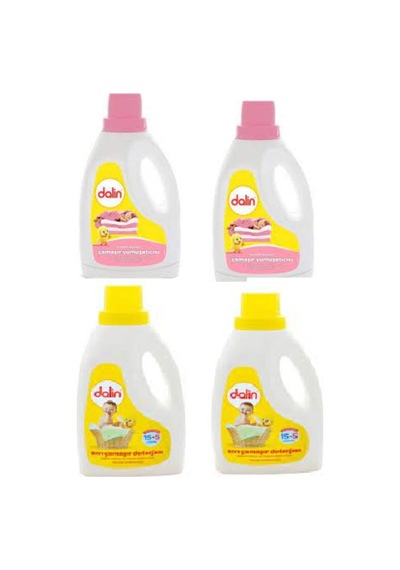 1500ml Yumuşatıcı Bahar Ninnisi 2 Adet+ Sıvı Deterjan 1500ml 2 Adet