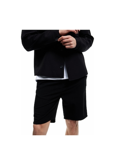 Koton Viskon Karışımlı Cep Detaylı Bermuda Slim Fit Beli Bağcıklı Şort Siyah 5sam40017hw Siyah Koton Viskon Karışımlı Cep Detaylı Bermuda Slim Fit Beli Bağcıklı Şort Siyah 5sam40017hw Siyah