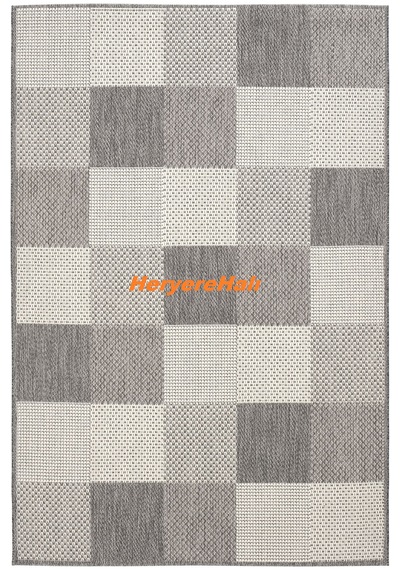 Mono Mno 01 Grey Hav Toz Vermez Kaymaz Tabanlı Şık Kilim