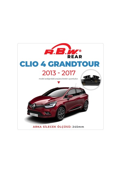 Renault Clio 4 Grandtour Arka Silecek (2013-2017) RBW