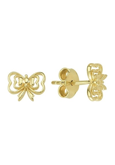 Goldkupe 14 Ayar Fiyonk Altın Küpe 0,92 Gr-598