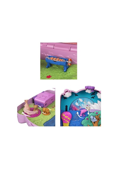 Gkj63 Polly Pocket Çanta Olabilen Micro Oyun Setleri / +4 Yaş - Izbp-890099 1 Adet