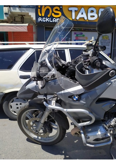 2004-2012 Bmw 1200Gs Uzun Cam Şeffaf 43Cm 4Mm 6Cm Uzun Zeus