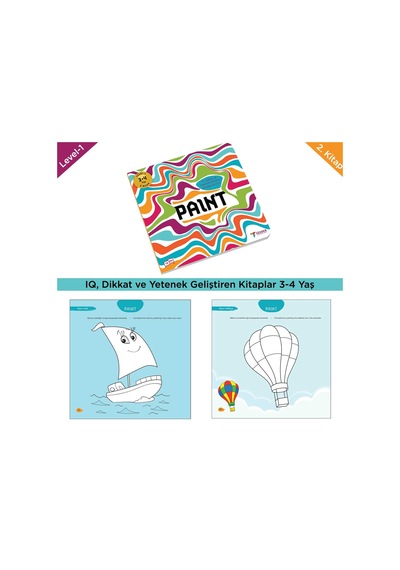 Paınt 3-4 Yaş / Iq. Dikkati Güçlendirme Seti-Anasınıfı
