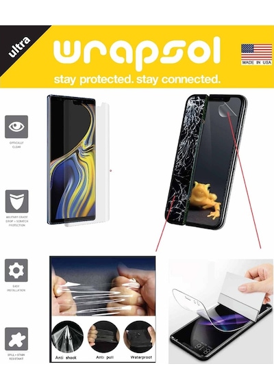 Samsung Uyumlu Galaxy S10 5G Ekran Koruyucu 1+1 Ön Poliüretan Film