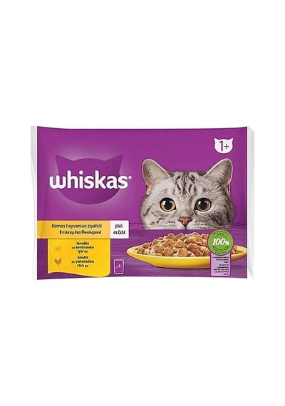Whiskas 85 Gr 4'lü Pouch Kümes Hayvanları 5900951303524 24'li Paket