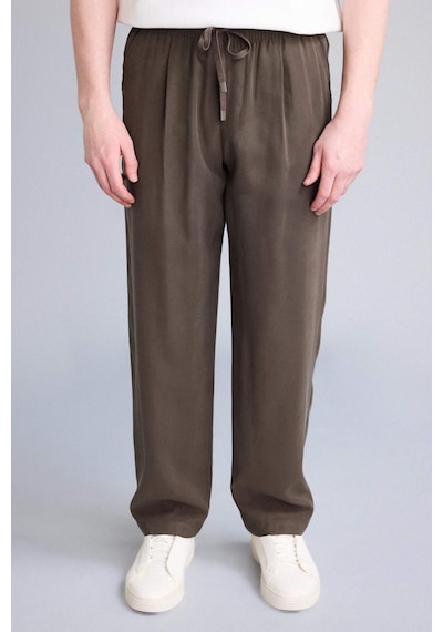 Defacto Yumuşak Dokulu Relax Fit Kahverengi Pantolon G8149ax26smbn581 Kahve-bn581