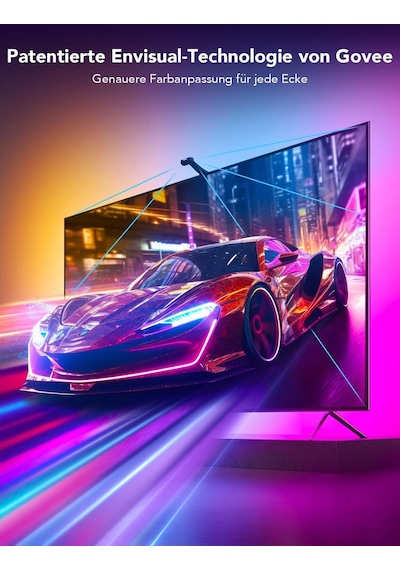 55-65 İnç Tv'ler Ve Pc İçin Çift Kameralı Govee Envisual Tv Arka Işığı T2, Dekorasyon İçin Alexa Ve Google Assistant İle Uyumlu Rgbıc Wifi Tv Led Arka Işığı Siyah 55-65 İnç Tv'ler Ve Pc İçin Çift Kameralı Govee Envisual Tv Arka Işığı T2, Dekorasyon İçin Alexa Ve Google Assistant İle Uyumlu Rgbıc Wifi Tv Led Arka Işığı Siyah