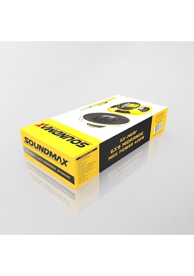 Soundmax Sx-m69f-400w Max-100wrms -profesyonel Oval Midrange