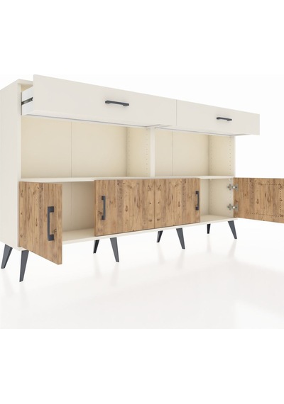 Arges Konsol 2 Raflı 2 Çekmeceli 4 Kapaklı 176x30x99 Aytaşı-çam/a Aytaşı-çam/aytaşı Arges Konsol 2 Raflı 2 Çekmeceli 4 Kapaklı 176x30x99 Aytaşı-çam/a Aytaşı-çam/aytaşı