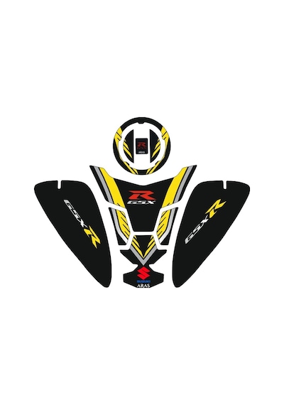 Suzuki R - Gsx Uyumlu Tank Pad Seti Çok Renkli 33238028