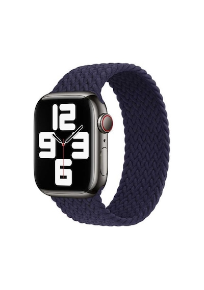 Apple Uyumlu  Watch Ultra 49 MM Kordon Krd-32 Large Hasır Örgü Dizayn
