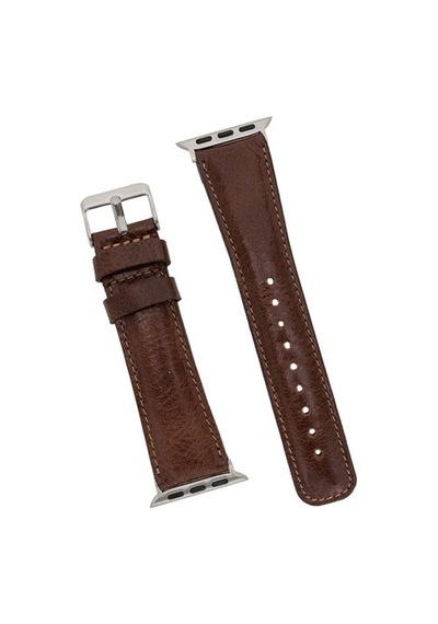 Bouletta Apple Watch Uyumlu Deri Kordon 42-44-45Mm Vs5 Kahverengi