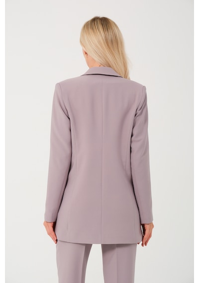 Gri Oversize Blazer Ceket Gri
