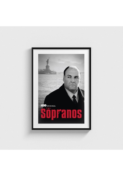 The Sopranos Dizi Posteri Tablo Çerçeveli Poster Duvar Dekorasyonu Siyah Çerçeveli Tablo Siyah Çerçeveli Tablo Dn11d437sıyah